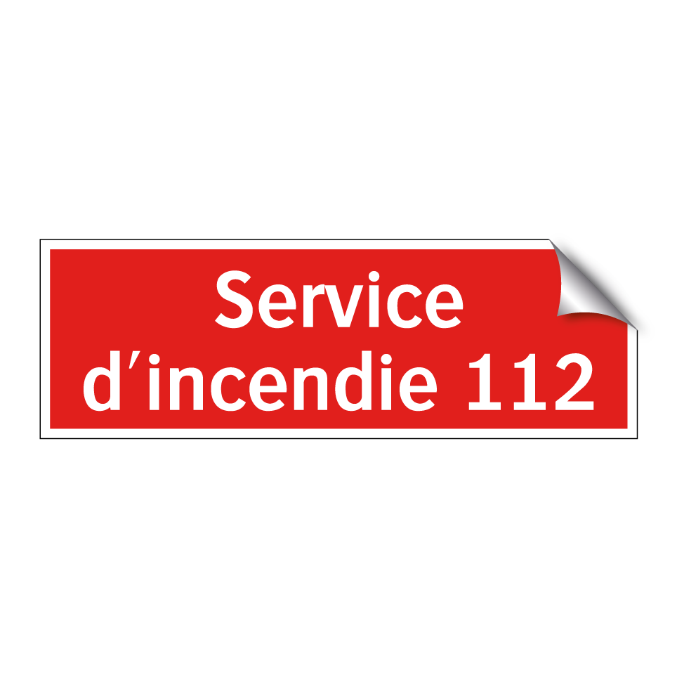 Service d'incendie 112