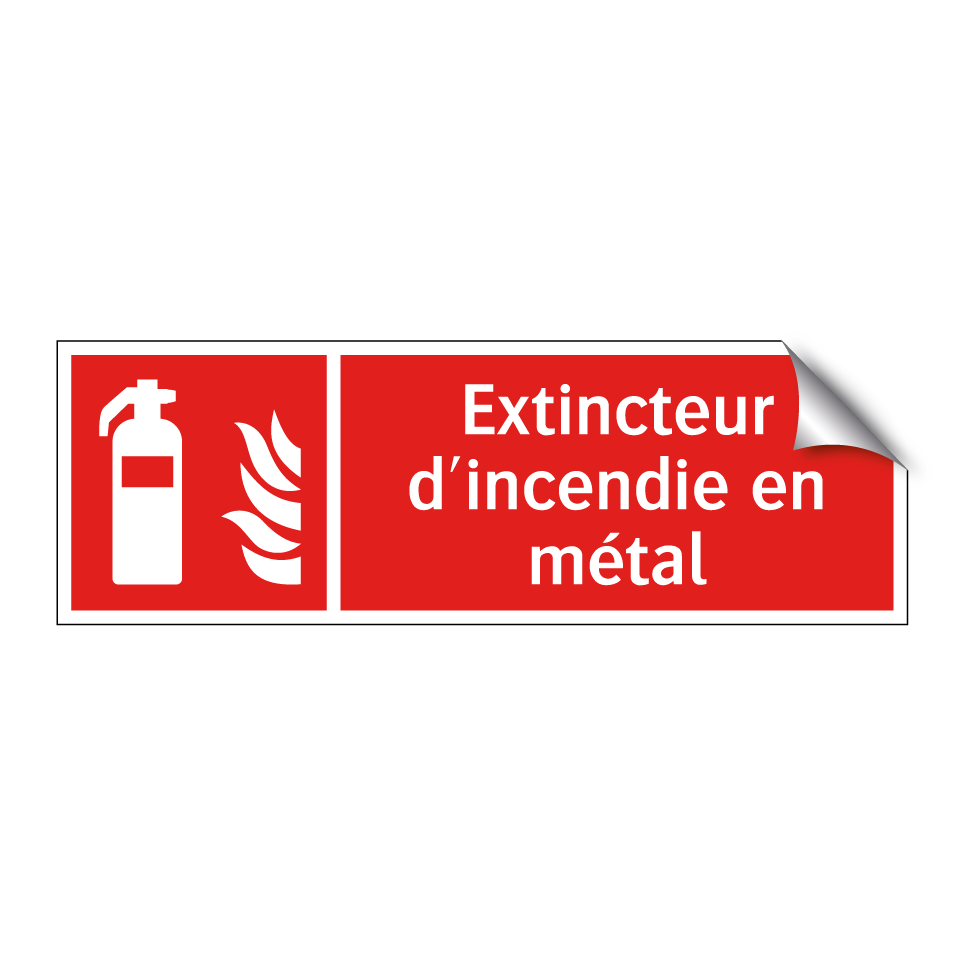 Extincteur d'incendie en métal