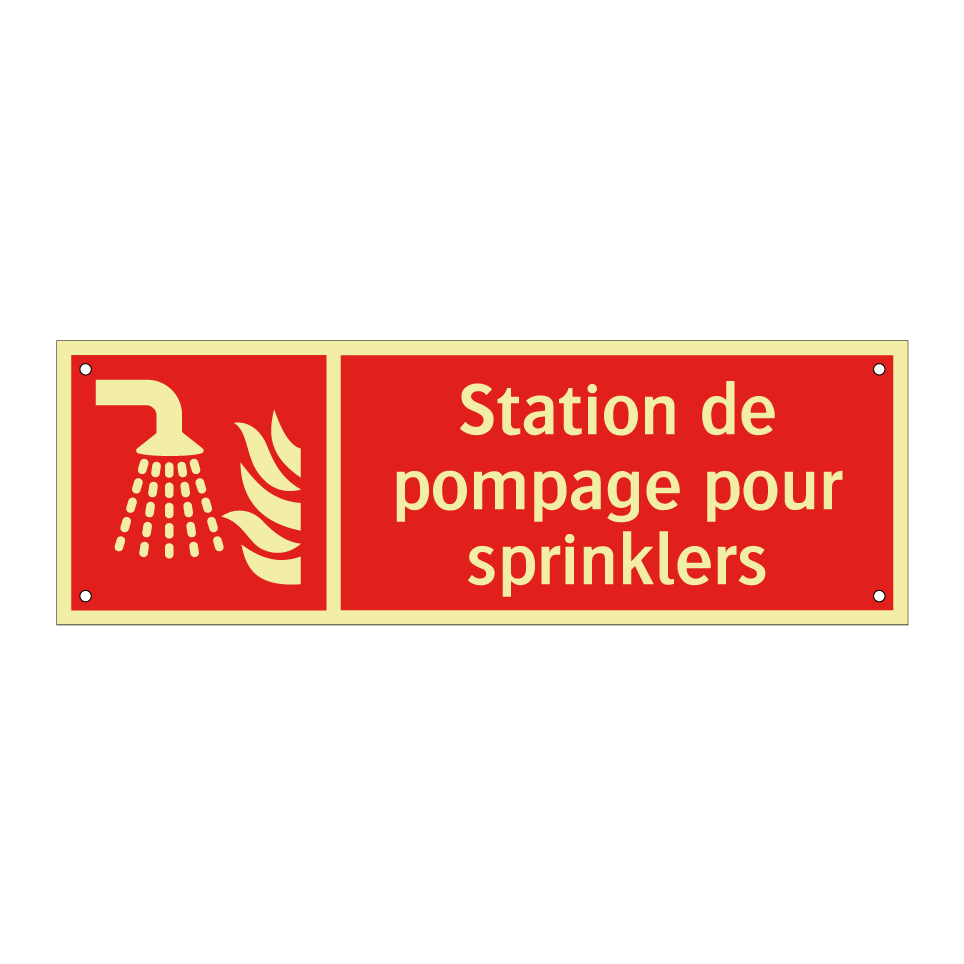 Station de pompage pour sprinklers