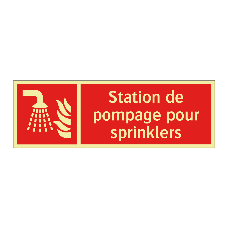 Station de pompage pour sprinklers
