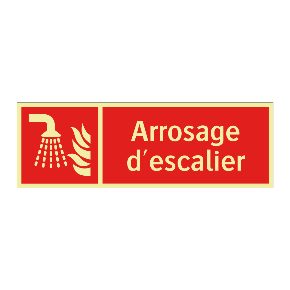 Arrosage d'escalier