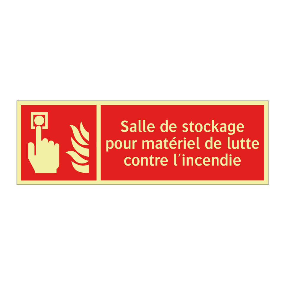 Salle de stockage pour matériel de lutte contre l'incendie