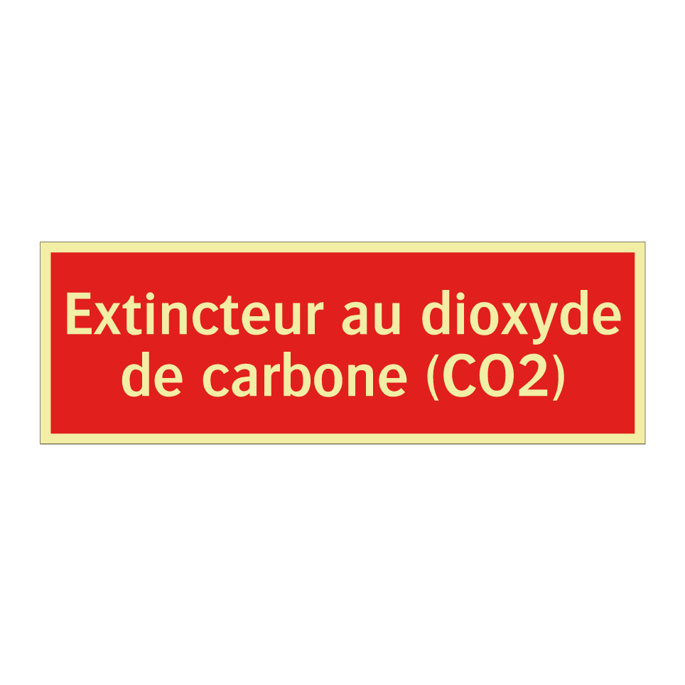 Extincteur au dioxyde de carbone (CO2)