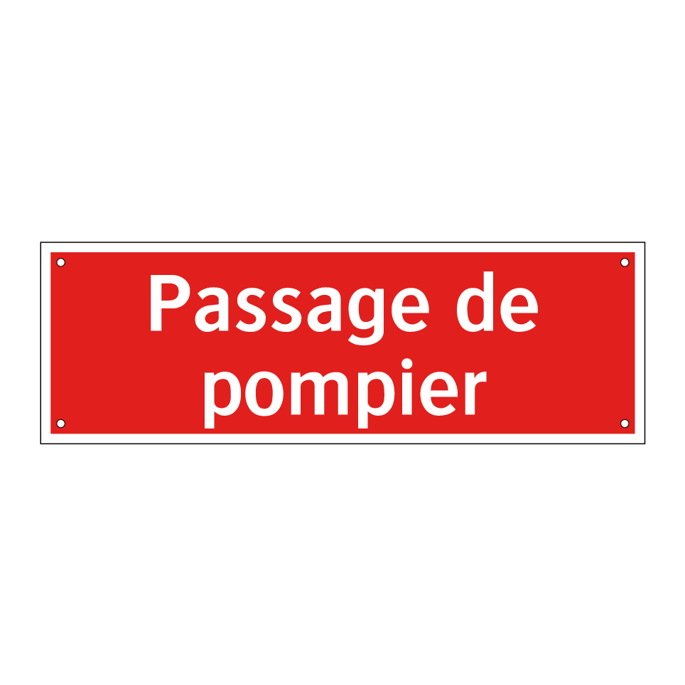Passage de pompier