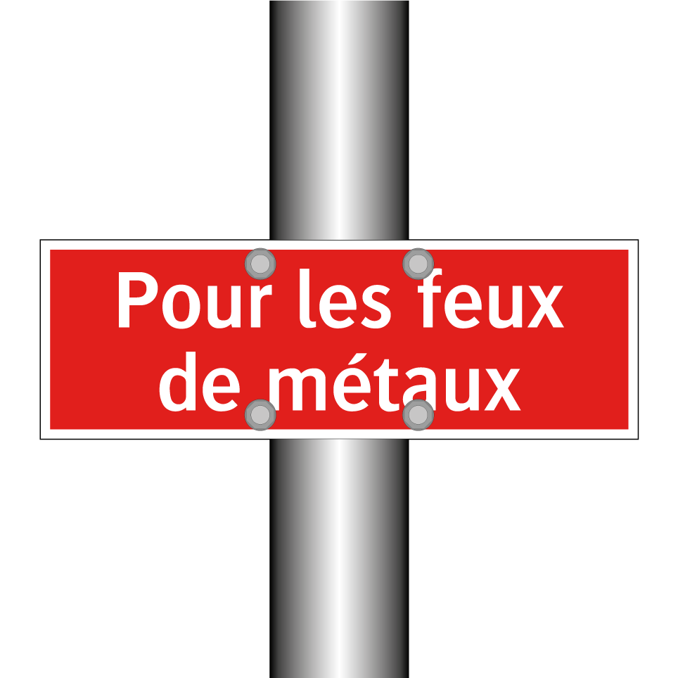 Pour les feux de métaux