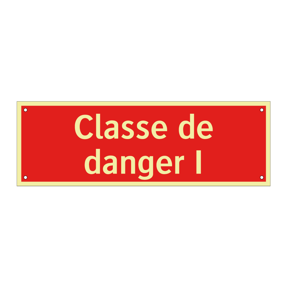 Classe de danger I