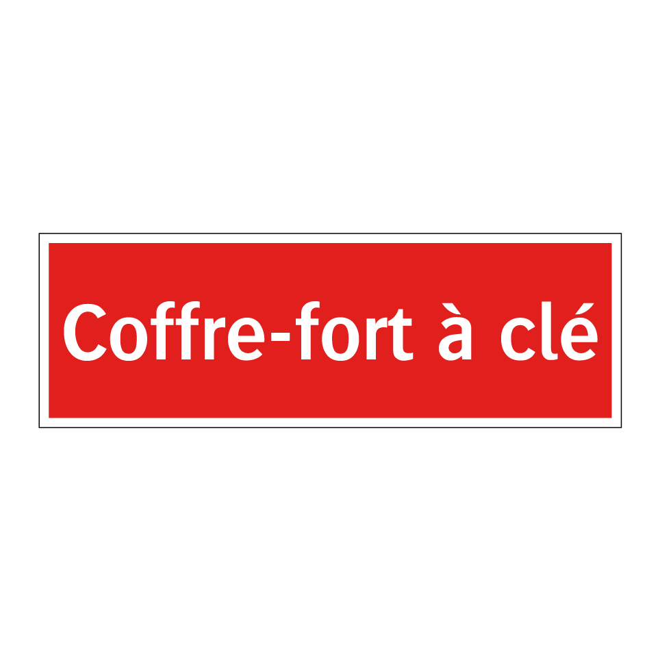 Coffre-fort à clé