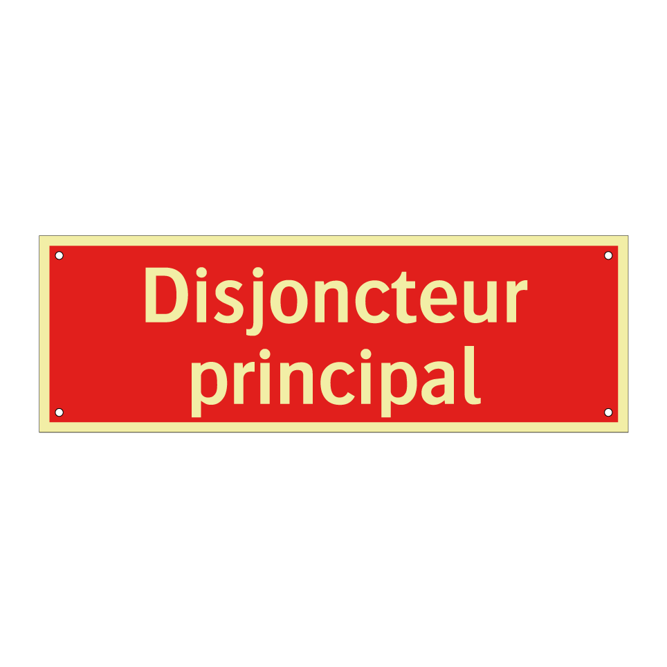 Disjoncteur principal
