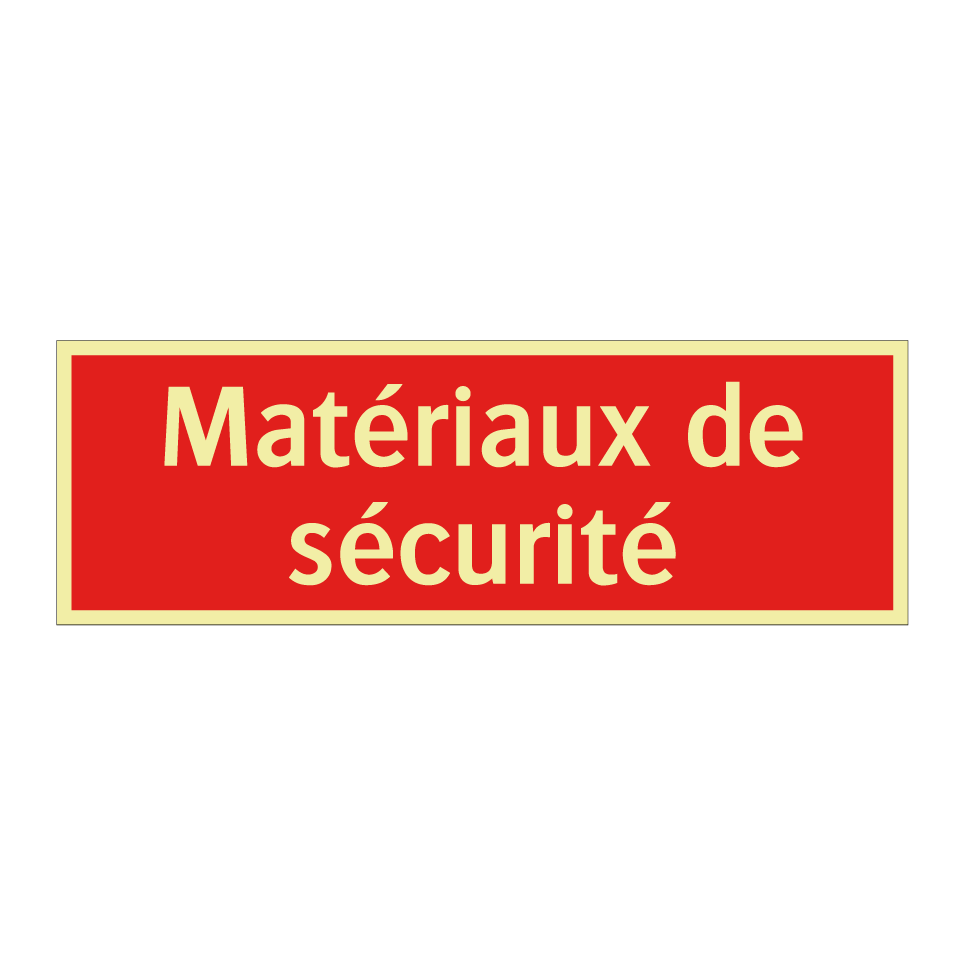 Matériaux de sécurité