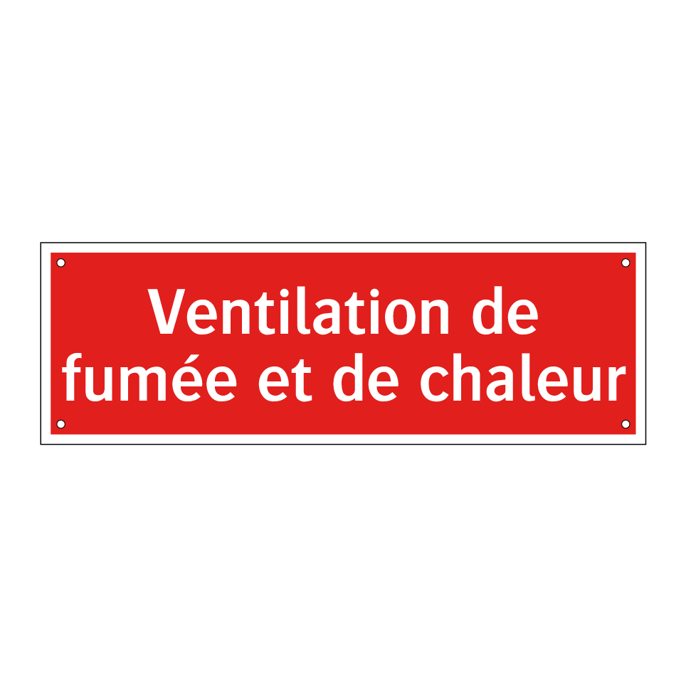 Ventilation de fumée et de chaleur