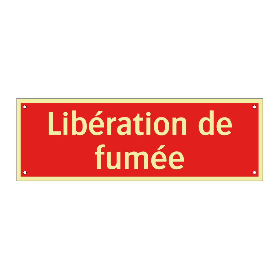 Libération de fumée