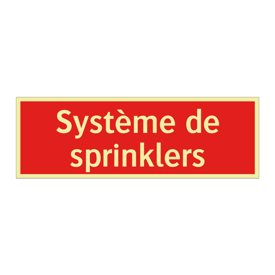 Système de sprinklers