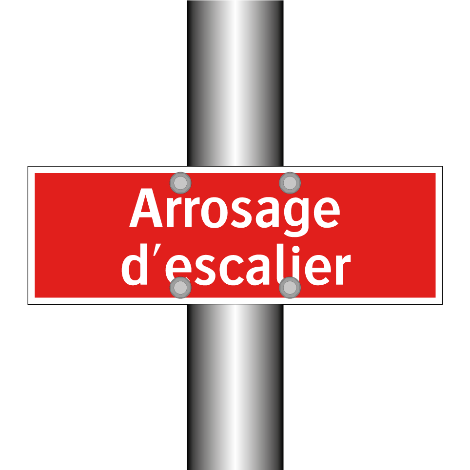 Arrosage d'escalier