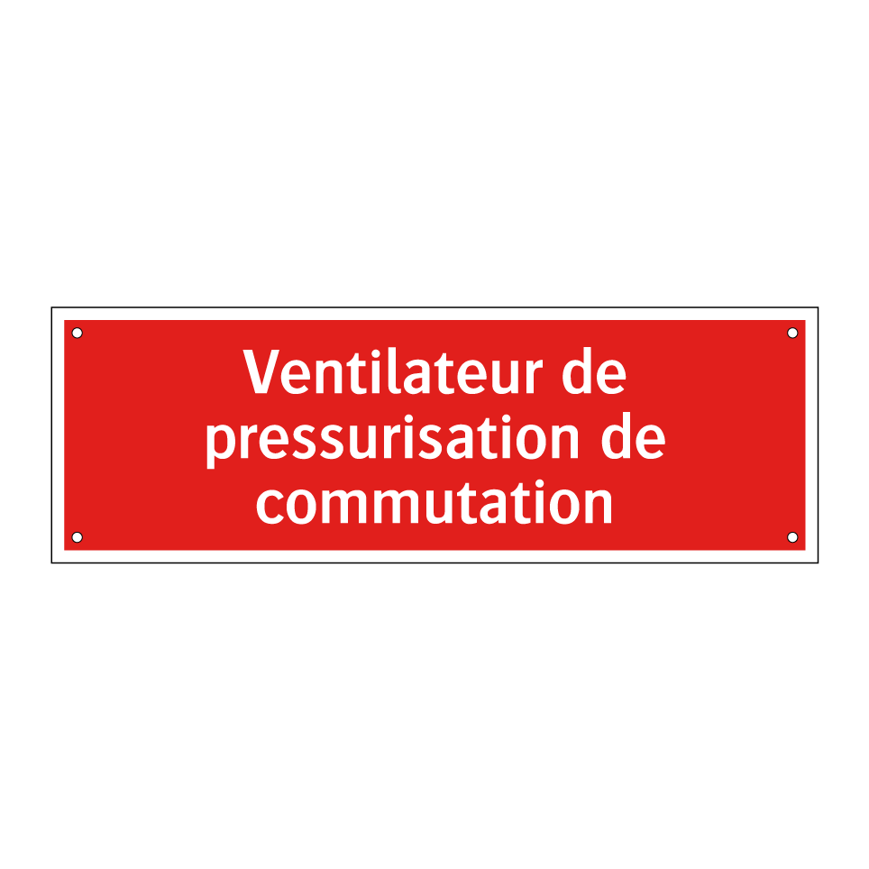 Ventilateur de pressurisation de commutation