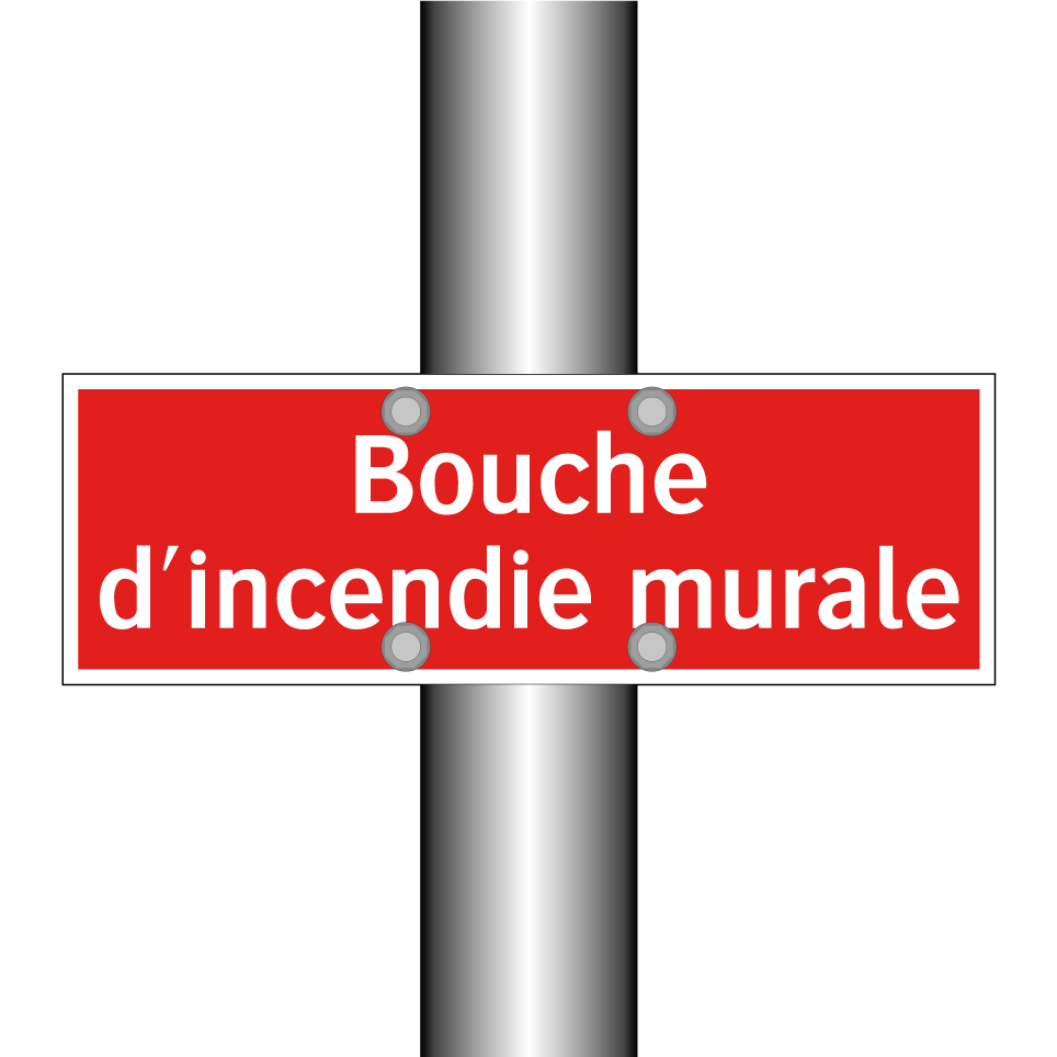Bouche d'incendie murale
