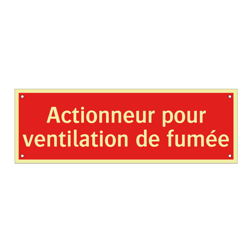 Actionneur pour ventilation de fumée