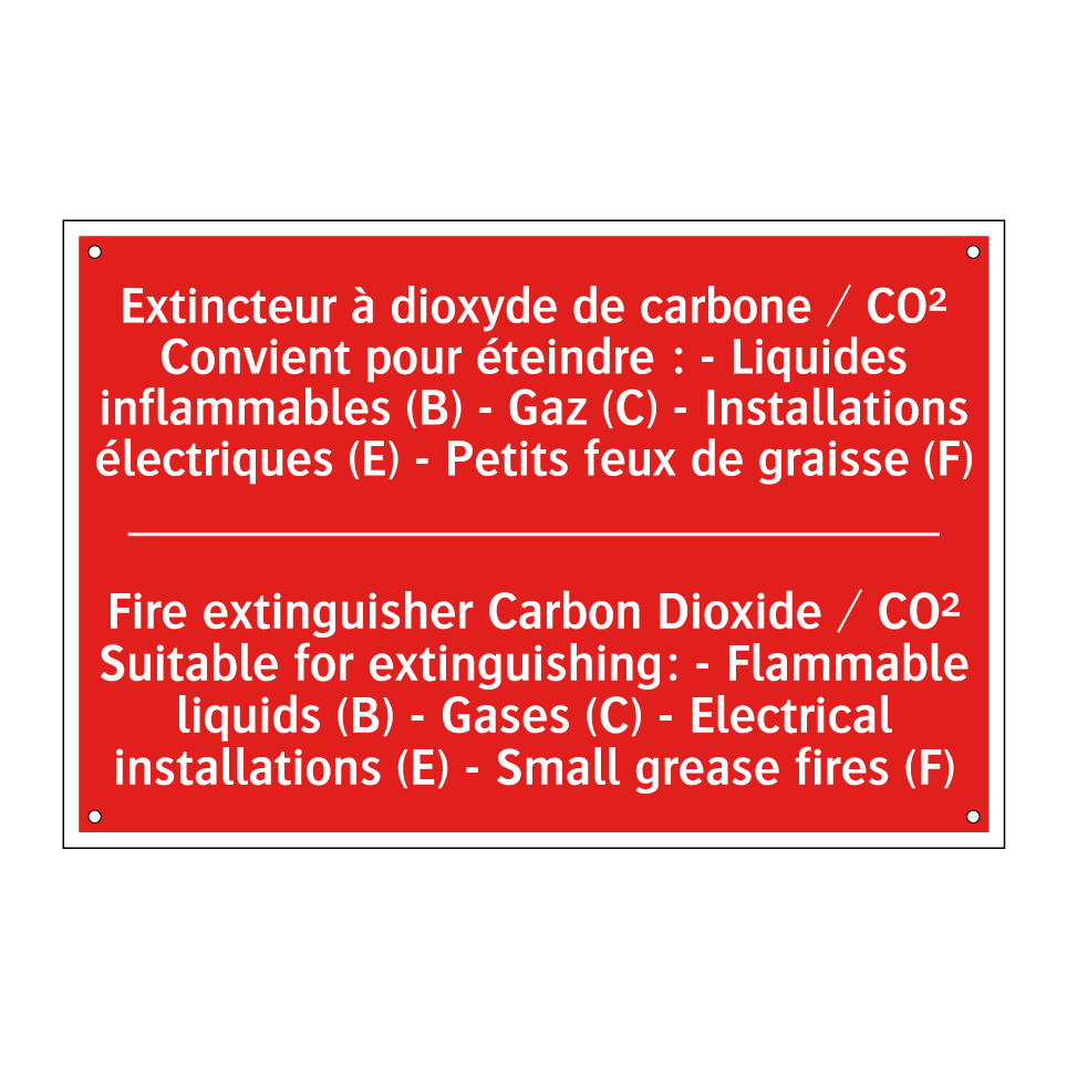Extincteur à dioxyde de carbone /.../ - Fire extinguisher Carbon Dioxide /.../