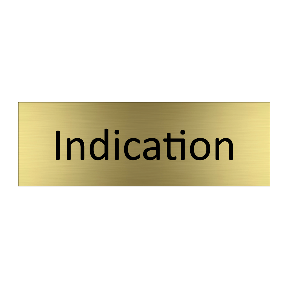 Indication & Indication & Indication & Indication & Indication & Indication