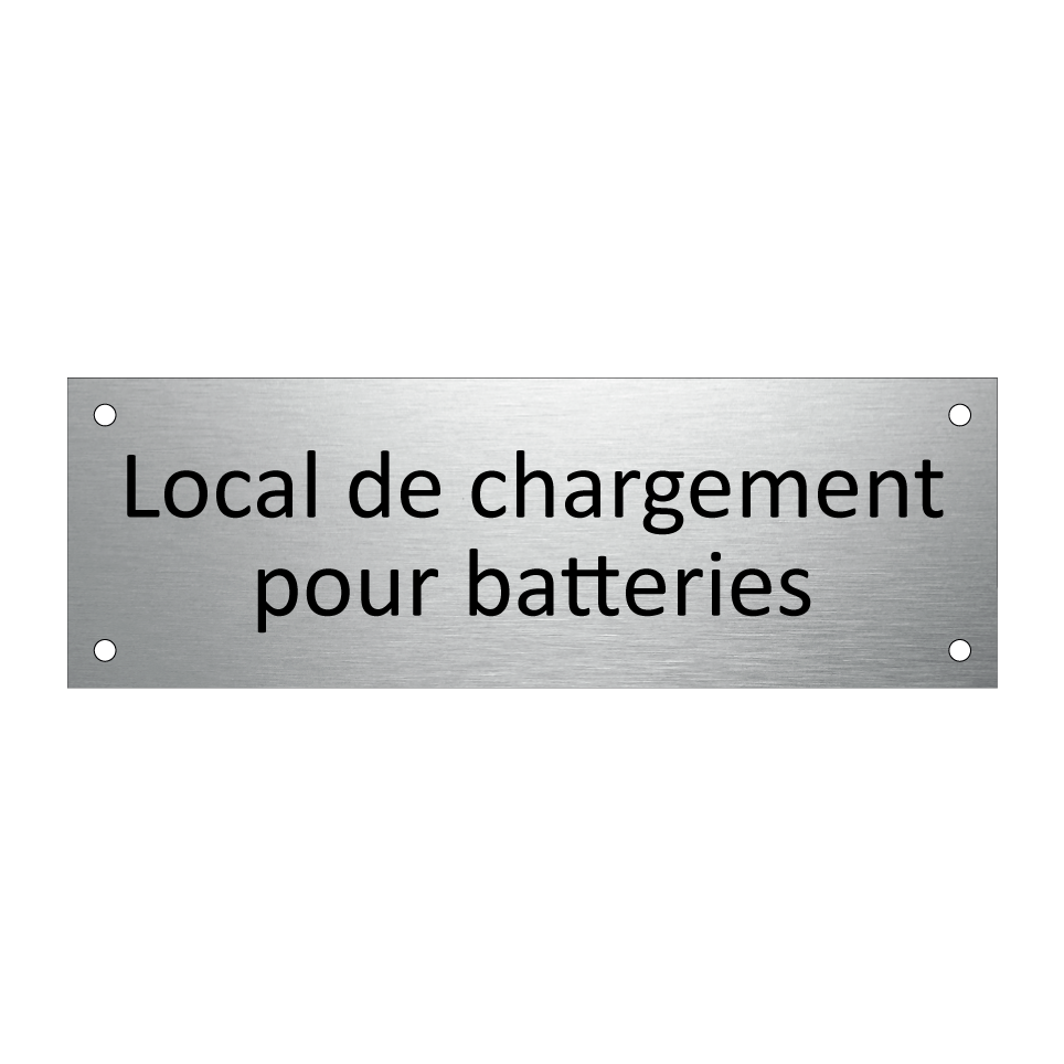 Local de chargement pour batteries