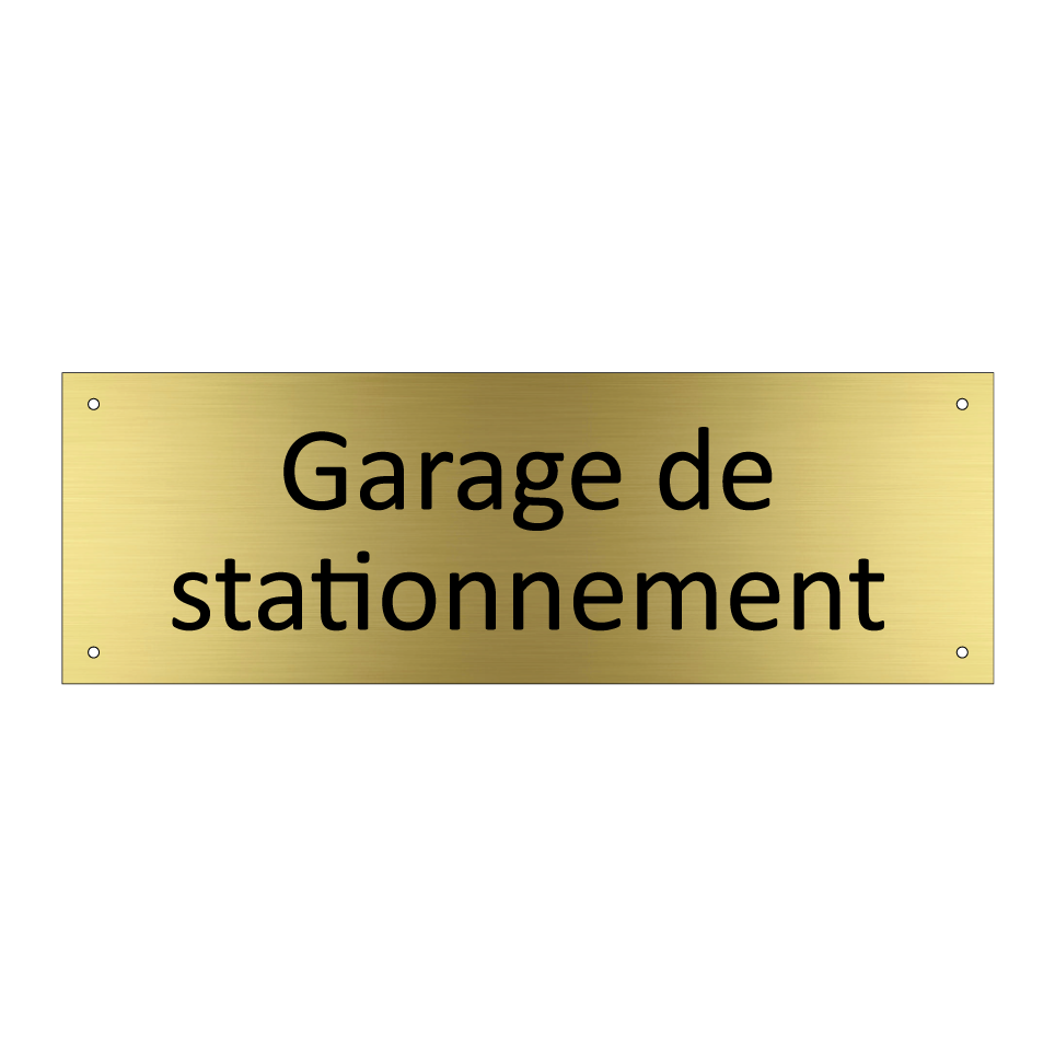 Garage de stationnement