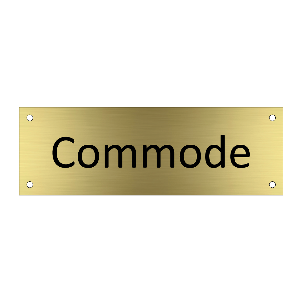 Commode & Commode & Commode