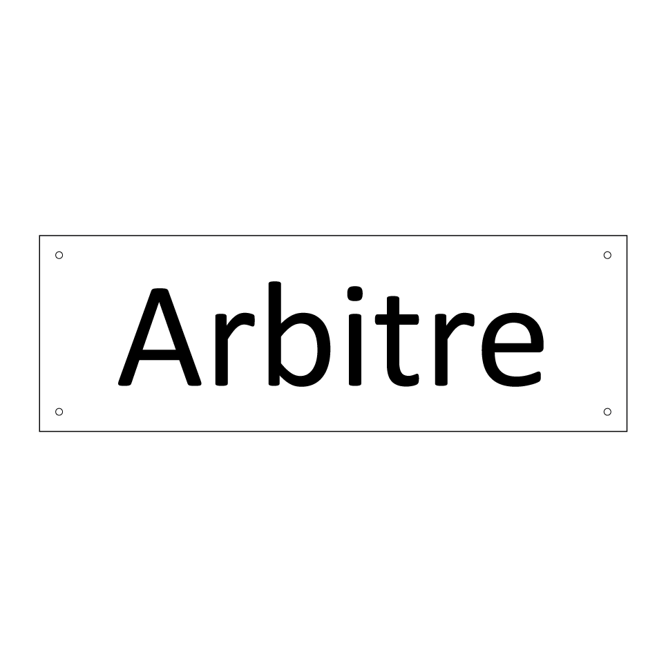 Arbitre