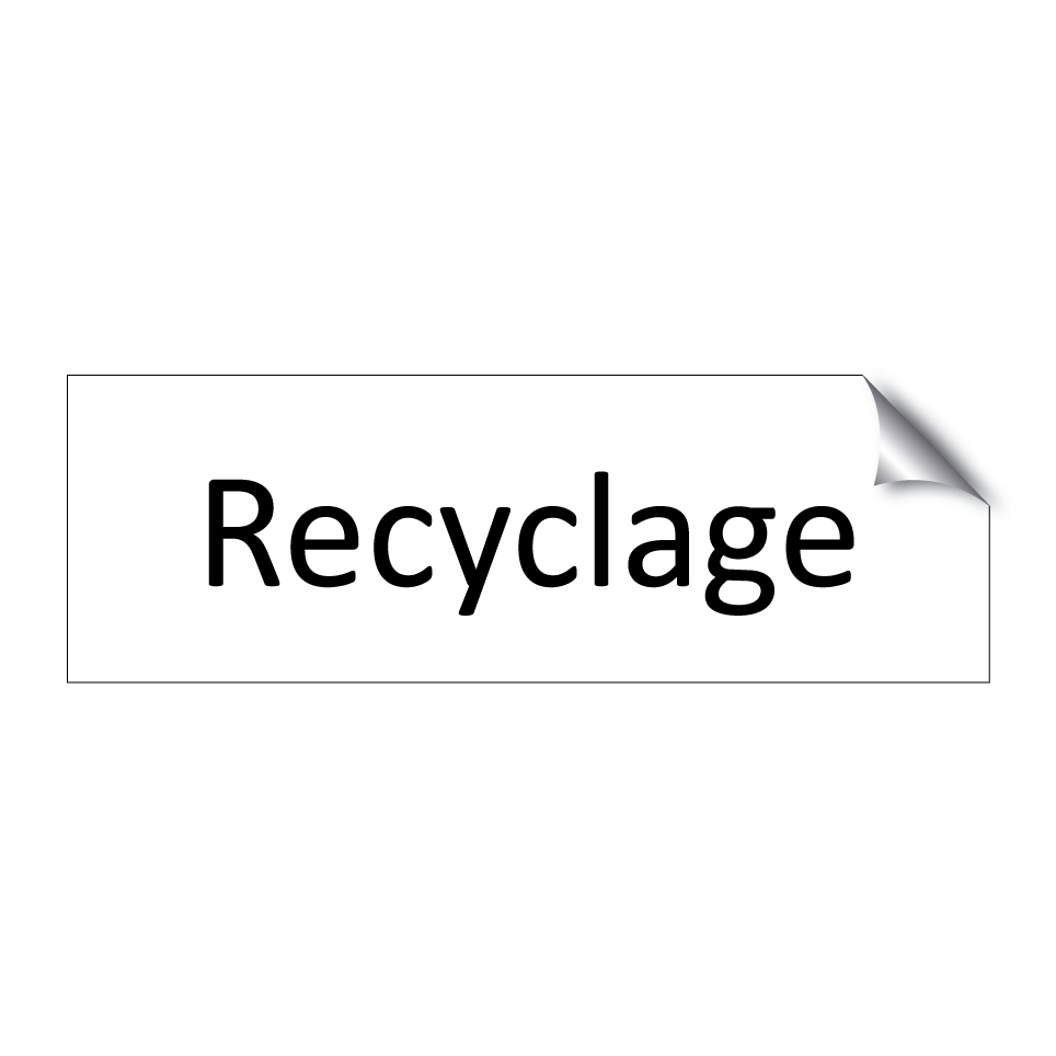 Recyclage & Recyclage & Recyclage