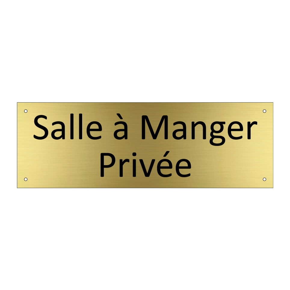 Salle à Manger Privée