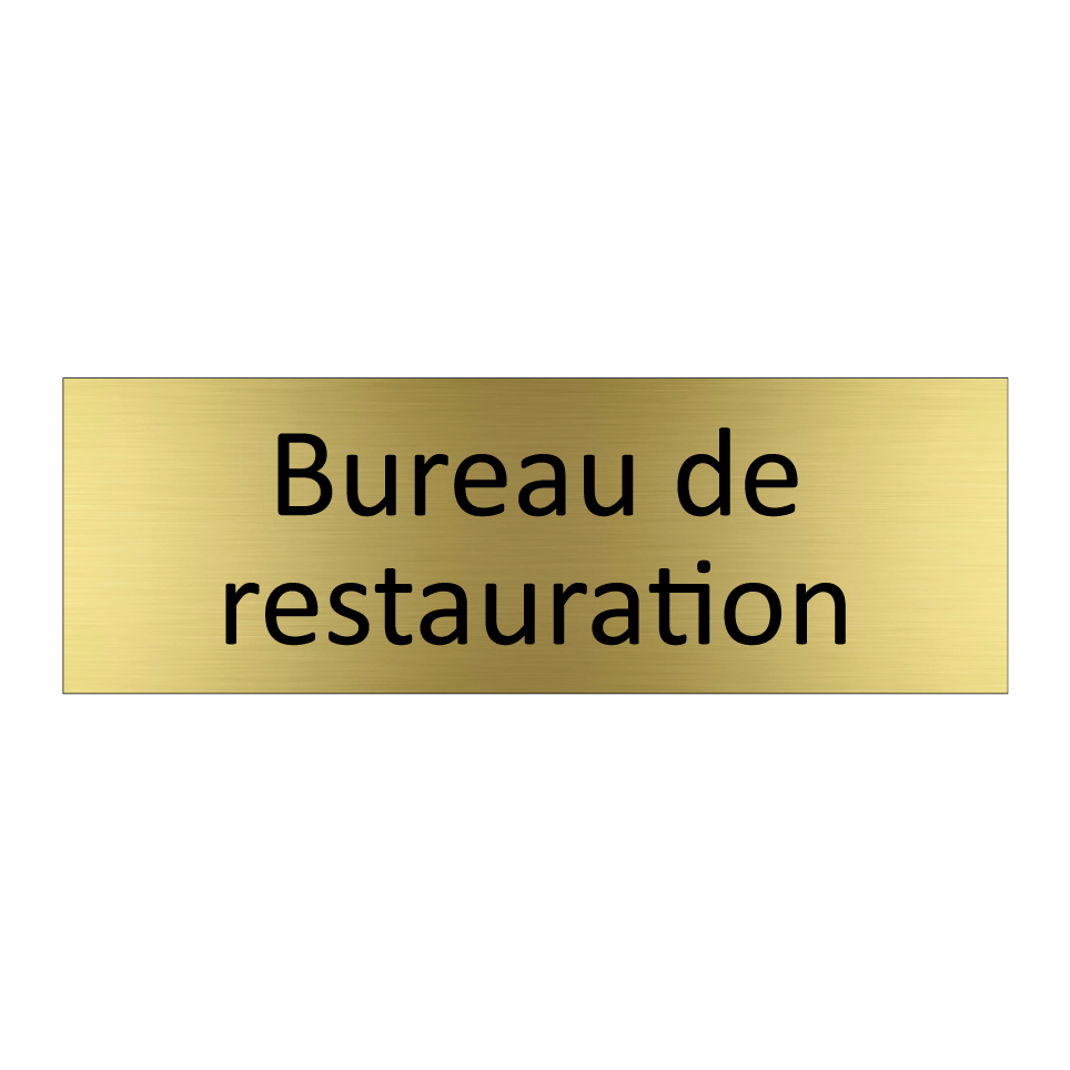 Bureau de restauration