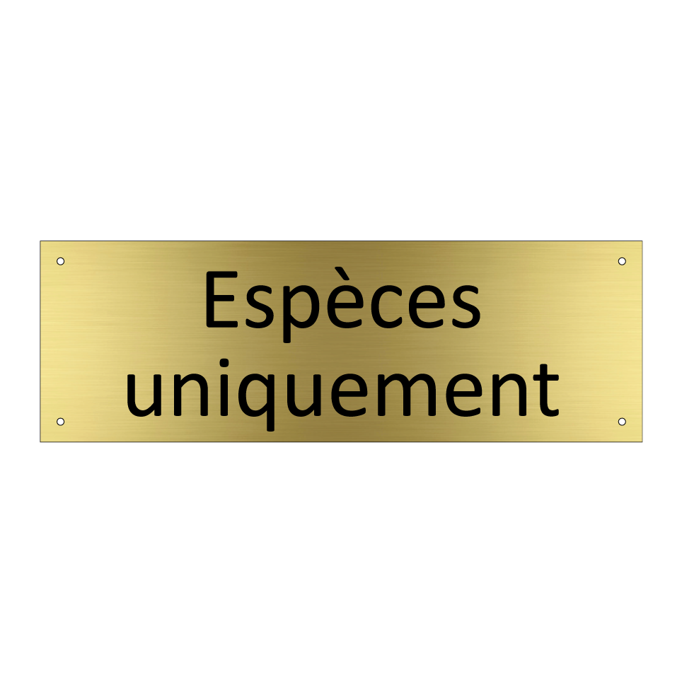 Espèces uniquement