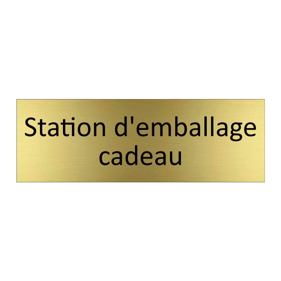 Station d'emballage cadeau
