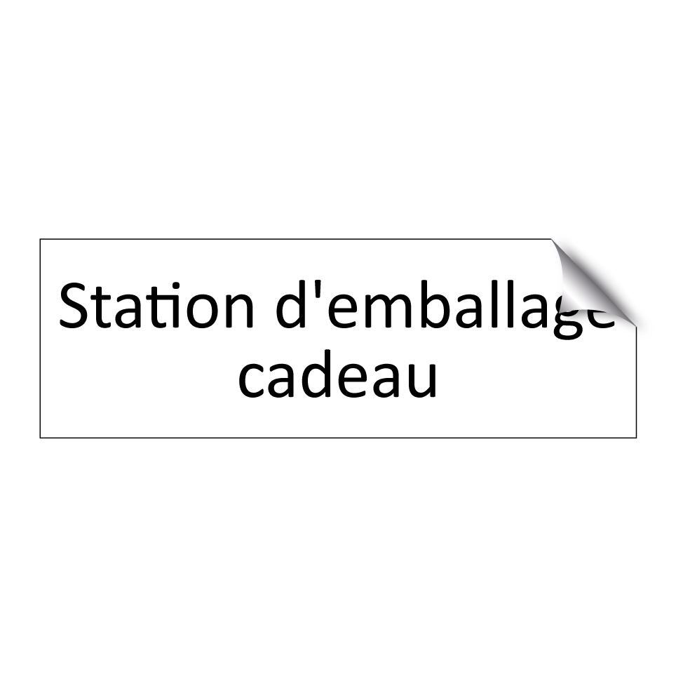Station d'emballage cadeau
