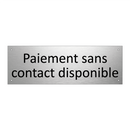 Paiement sans contact disponible