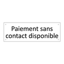 Paiement sans contact disponible