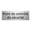 Point de contrôle de sécurité