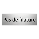 Pas de filature