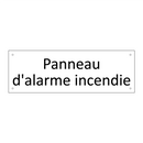 Panneau d'alarme incendie
