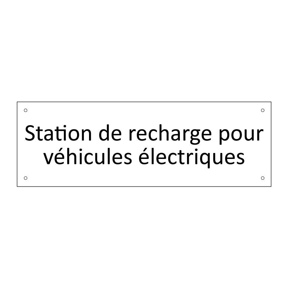 Station de recharge pour véhicules électriques