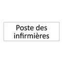 Poste des infirmières