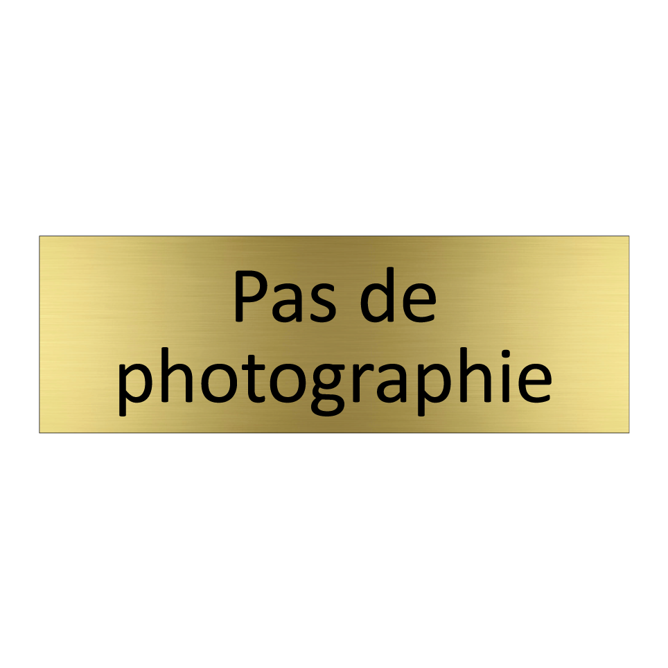 Pas de photographie