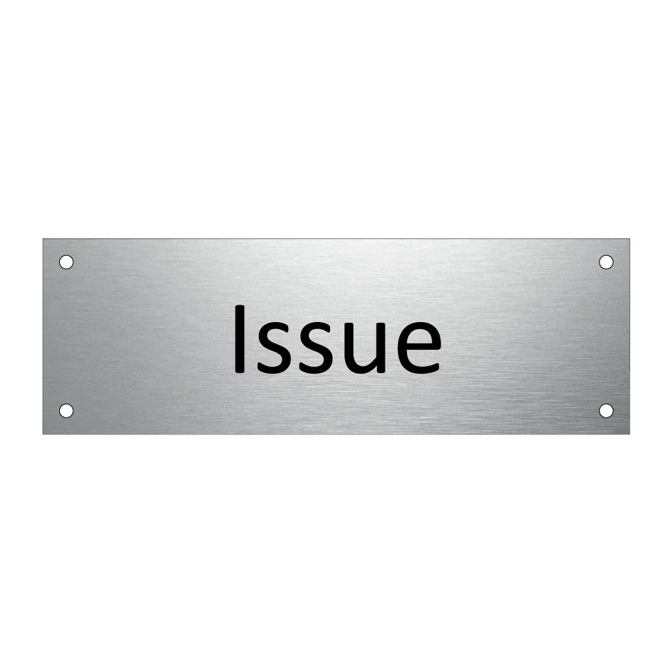 Issue & Issue & Issue