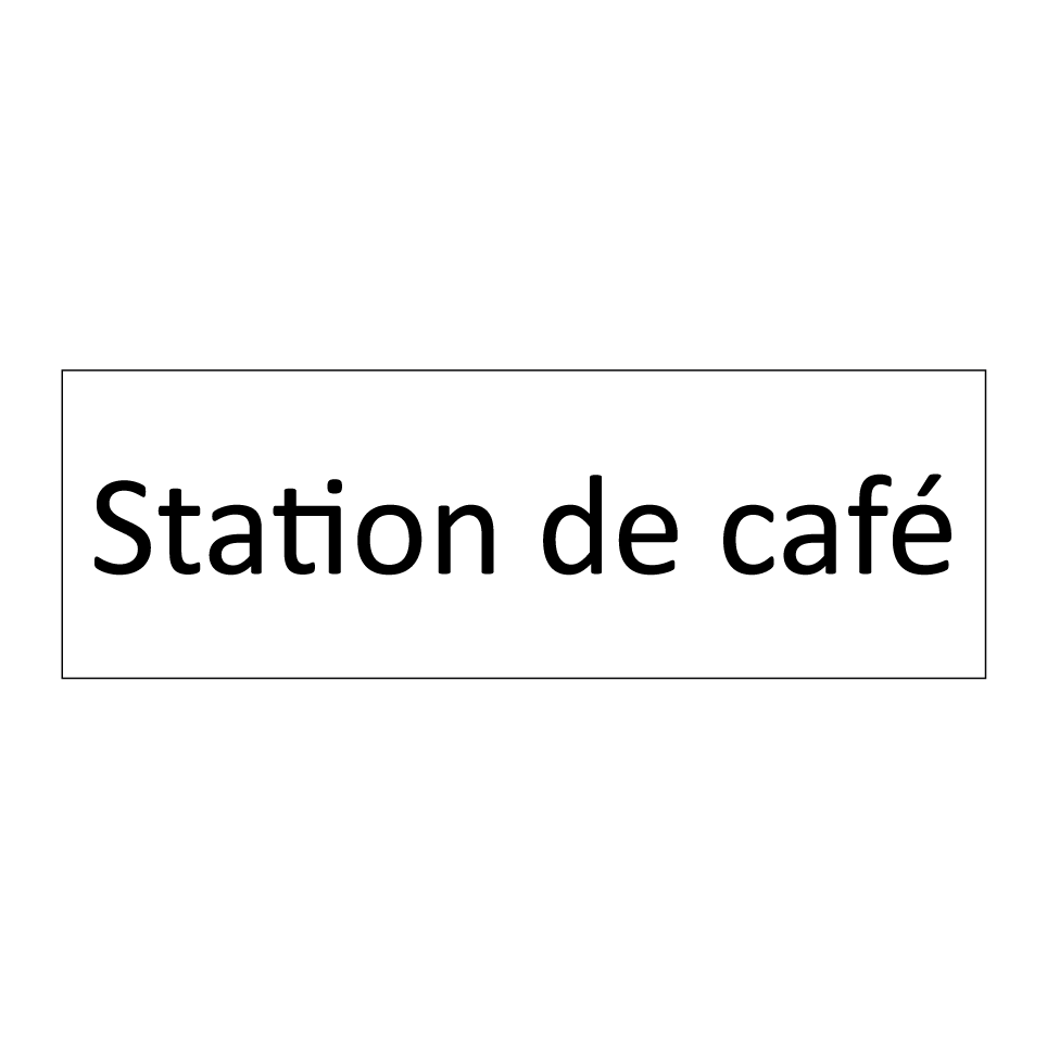 Station de café