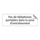 Pas de téléphones portables dans la zone d'entraînement
