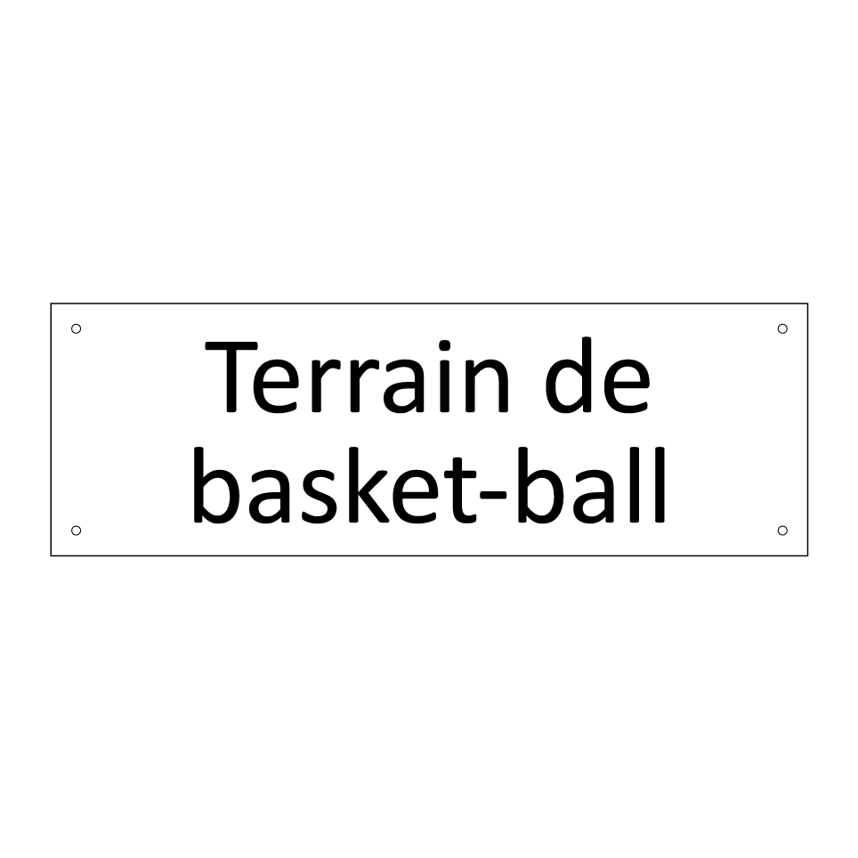 Terrain de basket-ball