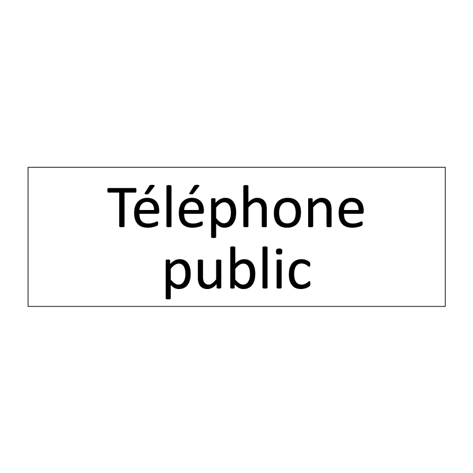 Téléphone public