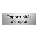 Opportunités d'emploi