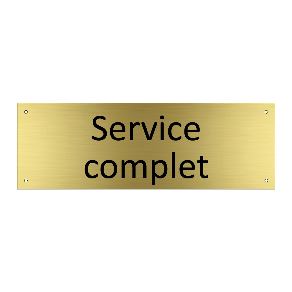 Service complet