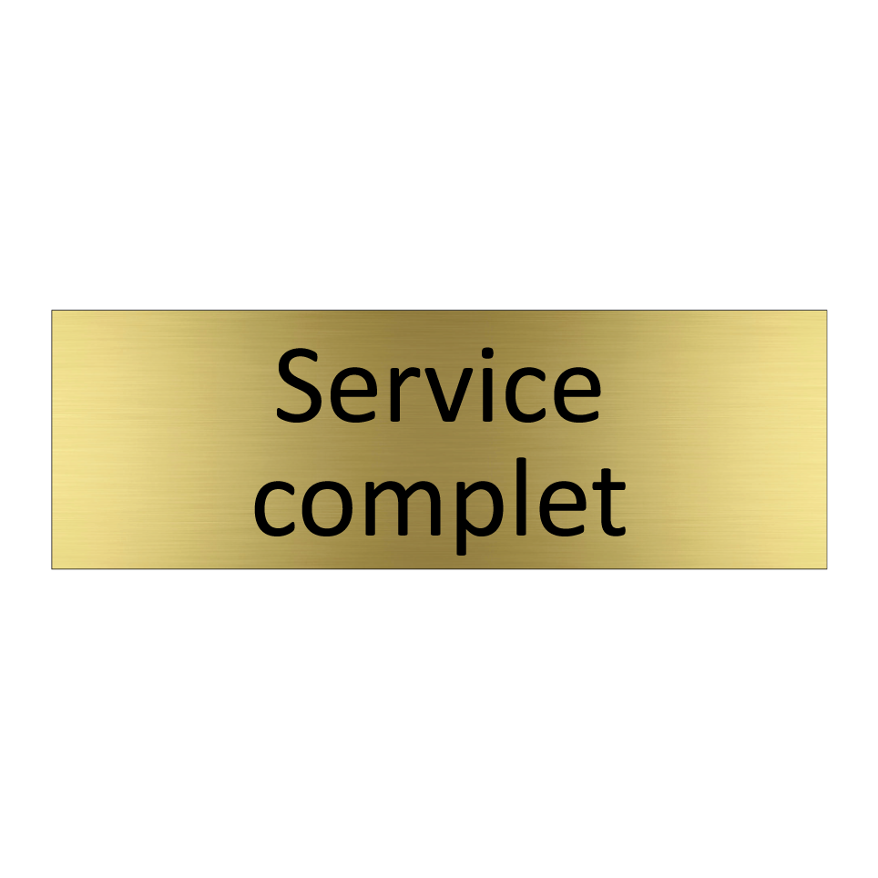 Service complet