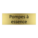Pompes à essence