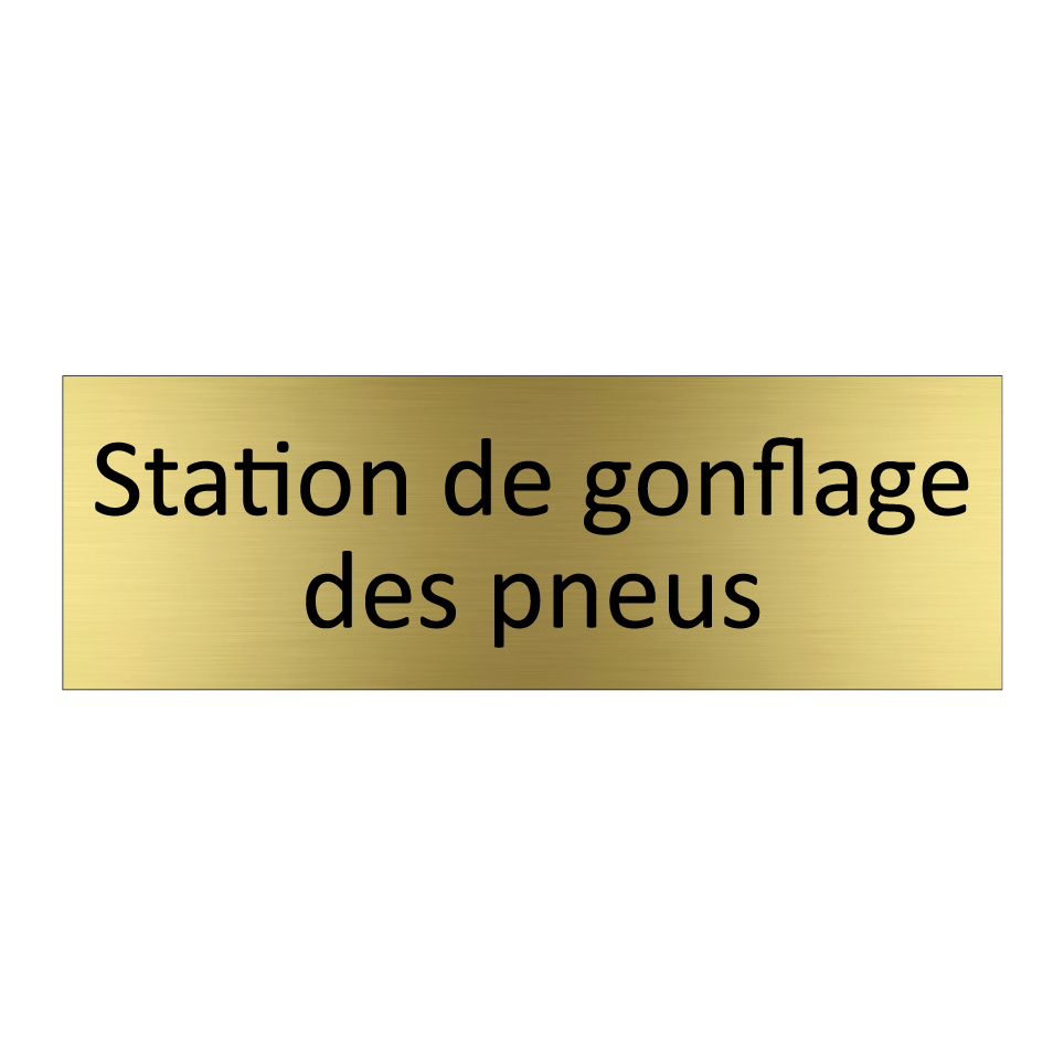Station de gonflage des pneus